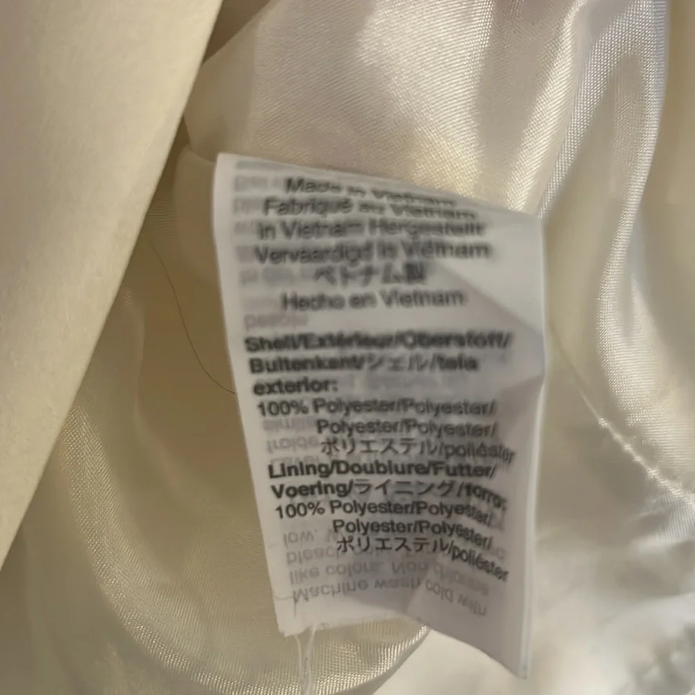 J. Crew ivory Bow-Sleeve blouse size 12